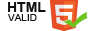 HTML5 valid logo